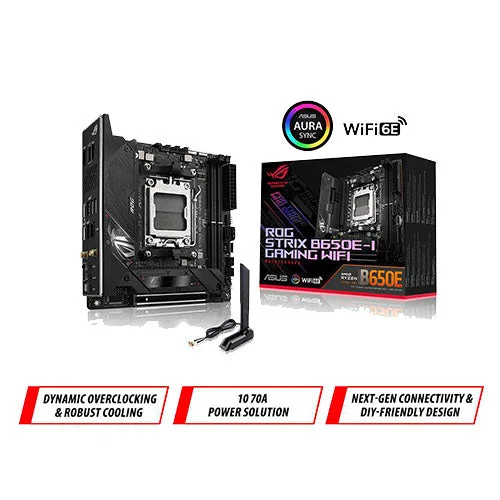 Asus ROG Strix B650E-I Gaming WiFi AM5 mini-ITX Motherboard