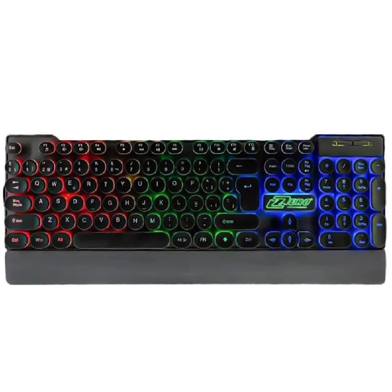 Zero ZR-2060 Wired Rainbow Gaming Keyboard English & Arabic