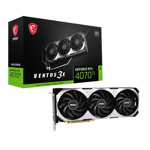 MSI RTX 4070 TI Ventus 3X 12GB OC 912-V513-001