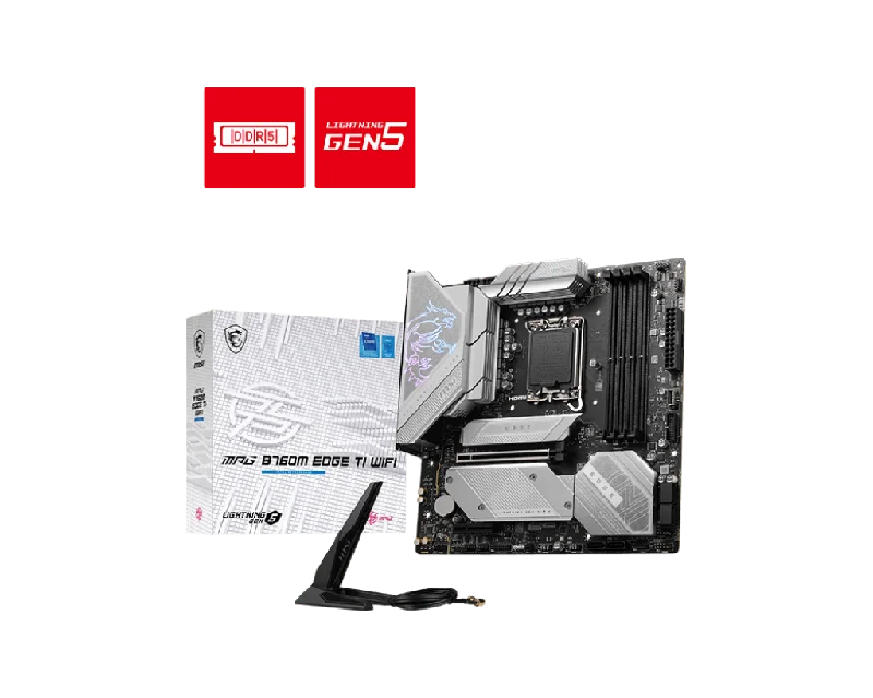 MSI MPG B760M EDGE TI WIFI DDR5,LGA 1700 mATX Motherboard