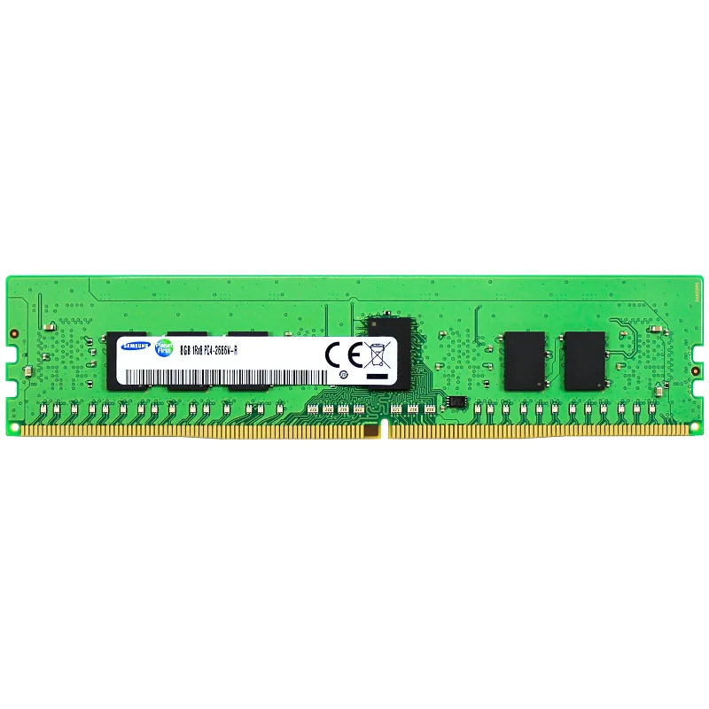 Samsung 8GB 1Rx8 PC4-2666 RDIMM DDR4-21300 ECC Registered DIMM 288-Pin Server Memory RAM Module