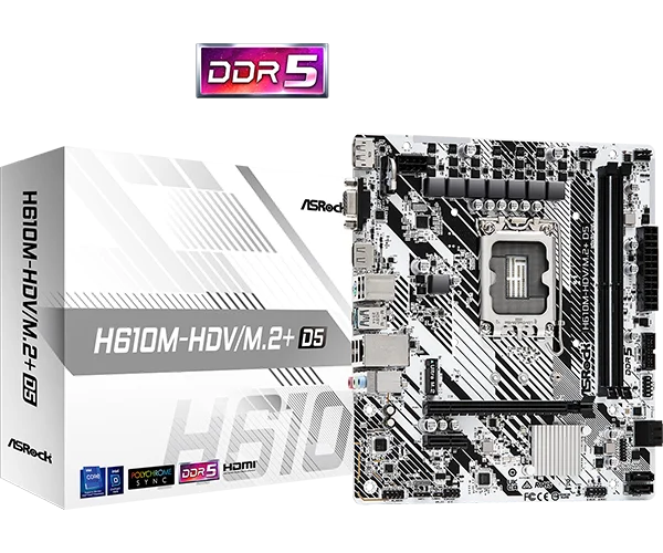 AsRock H610M-HDV/M.2+ D5