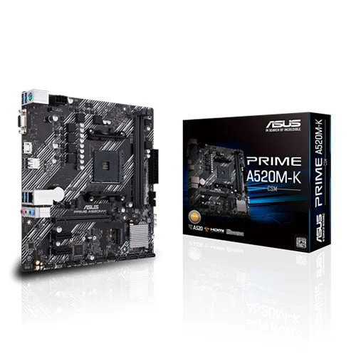 Asus Prime A520M-K/CSM (AM4) Motherboard