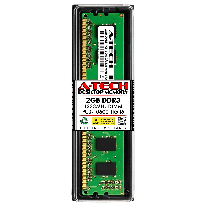 2GB DDR3-1333 (PC3-10600) DIMM SR x16 Desktop Memory RAM