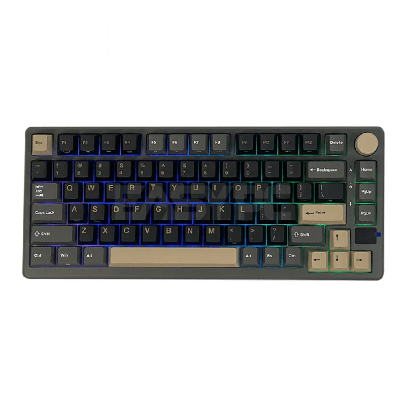 Royal Kludge RK-M75 Trimode Mechanical Keyboard Oled Screen Phantom