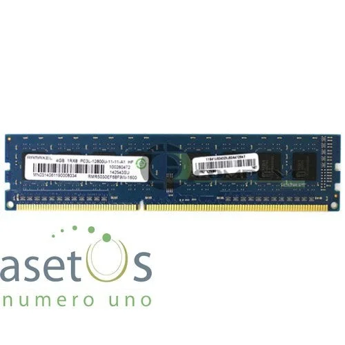 4GB 1Rx8 PC3L-12800U DDR3-1600