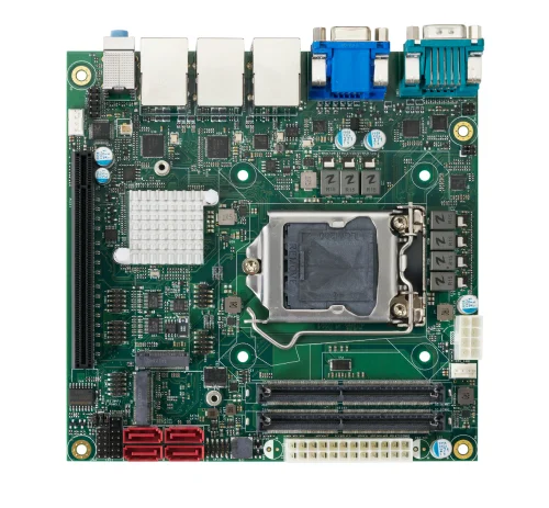 GMB-IW48000 Industrial Motherboard / Mini-ITX / Intel 10th Gen (Comet Lake-S + W480E) / 1x PCIe (x16)