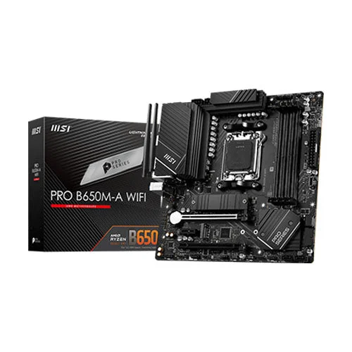 MSI PRO B650M-A WIFI DDR5 (AM5) Motherboard