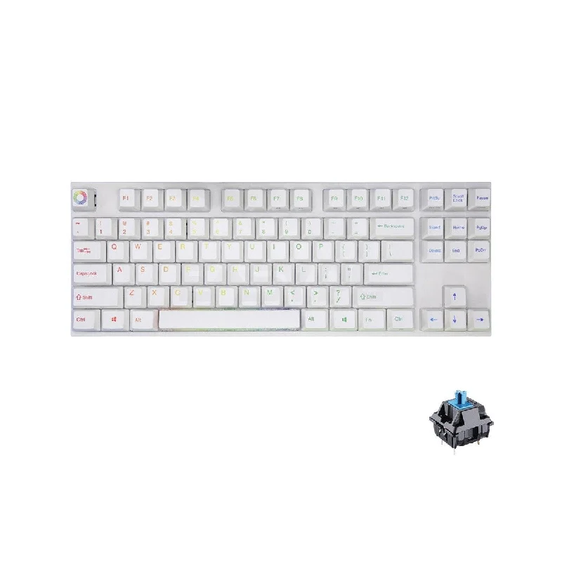 Varmilo VA87M Double Rainbow 2 Mechanical Keyboard/RGB LED/WireD/TKL  4JTP