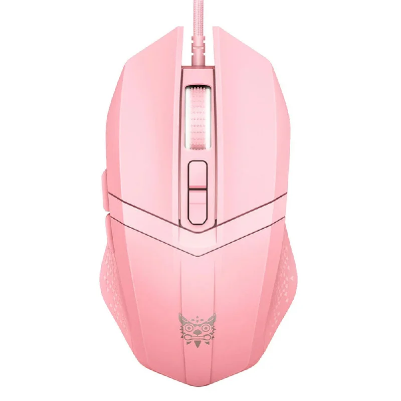 Onikuma CW921 Wired RGB Gaming Mouse 3600Dpi - Pink